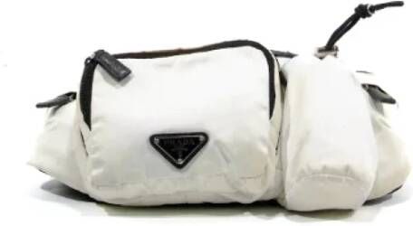 Prada Vintage Pre-owned Nylon prada-bags White Dames