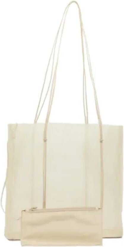 Prada Vintage Pre-owned Nylon prada-bags Wit Dames