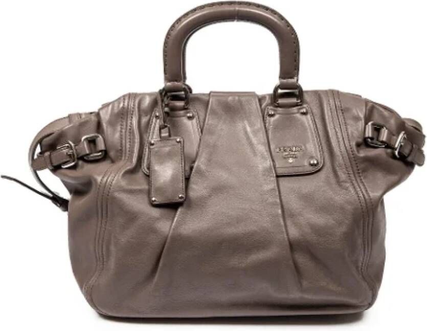 Prada Vintage Pre-owned Other handbags Bruin Dames