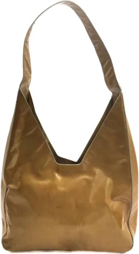 Prada Vintage Pre-owned Plastic prada-bags Geel Dames