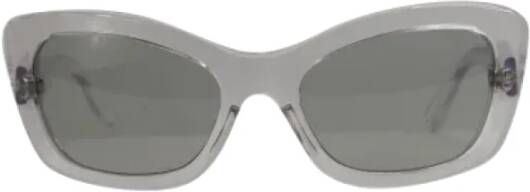 Prada Vintage Pre-owned Plastic sunglasses Grijs Unisex
