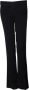 Prada Vintage Pre-owned rib trousers. Zwart Dames - Thumbnail 1