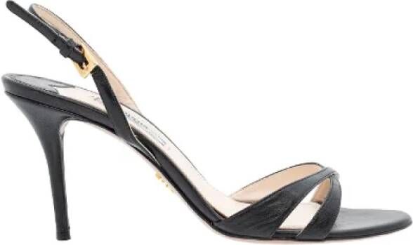 Prada Vintage Pre-owned Sandalen Zwart Dames