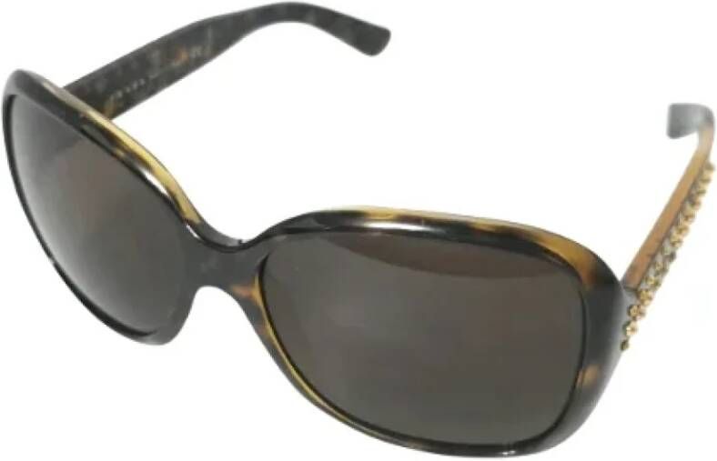 Prada Vintage Pre-owned Sunglasses Zwart Dames