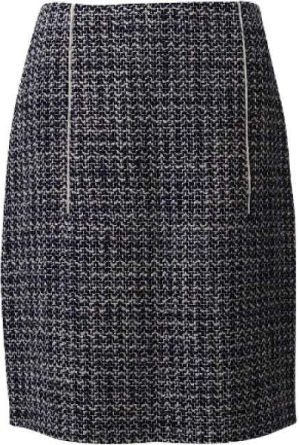 Prada Vintage Pre-owned Wool bottoms Grijs Dames