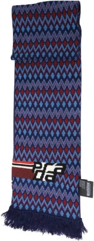 Prada Vintage Pre-owned Wool scarves Meerkleurig Dames