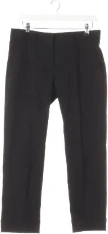 Prada Vintage Tweedehands broek Zwart Dames