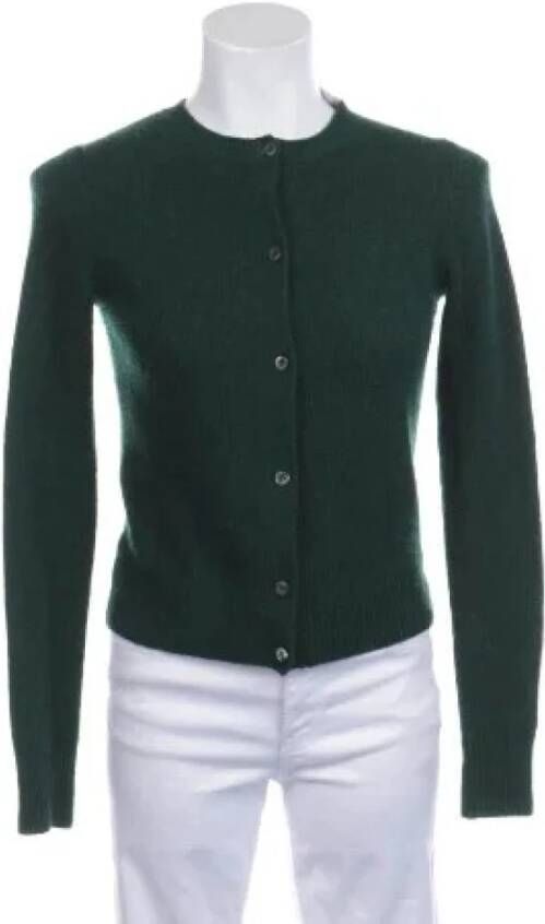 Prada Vintage Tweedehands gebreide kleding en sweatshirt Groen Dames