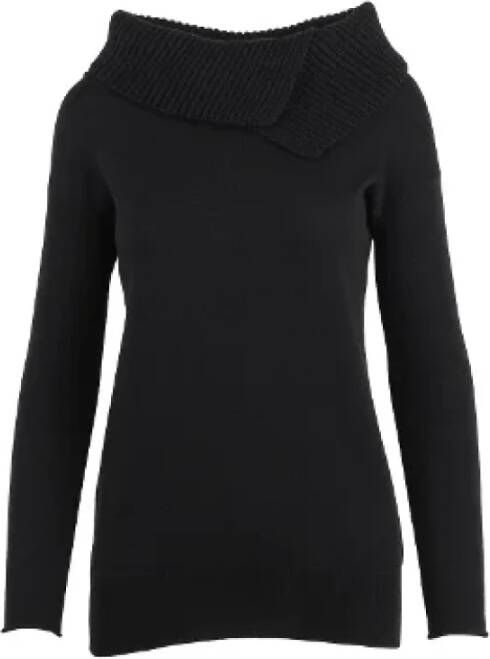 Prada Vintage Tweedehands gebreide kleding en sweatshirt Zwart Dames