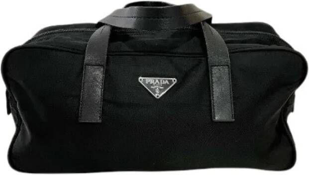 Prada Vintage Tweedehands handtas Zwart Dames