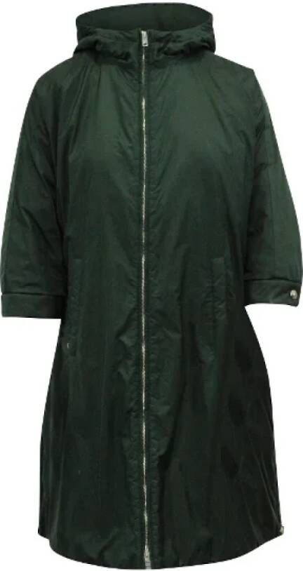Prada Vintage Tweedehands jas Groen Dames