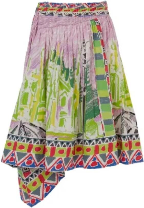 Prada Vintage Tweedehands rok Groen Dames