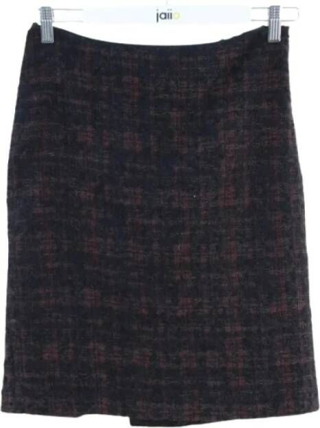 Prada Vintage Tweedehands rok Zwart Dames