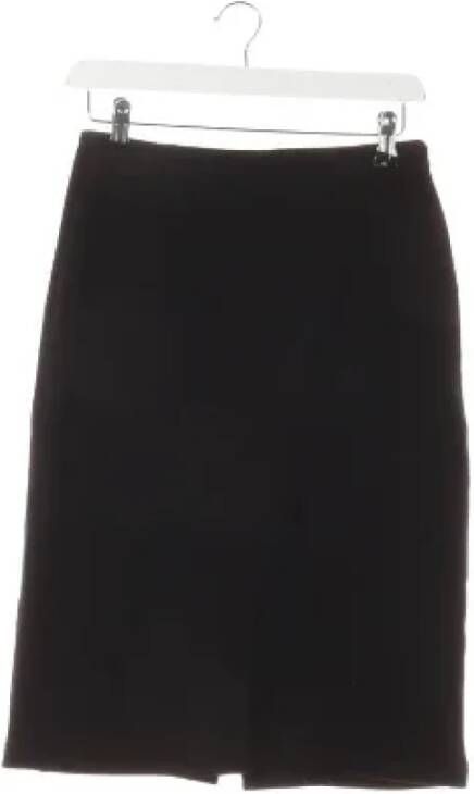 Prada Vintage Tweedehands rok Zwart Dames