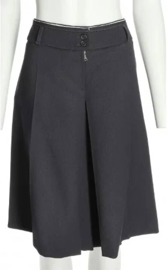 Prada Vintage Tweedehands rok Zwart Dames