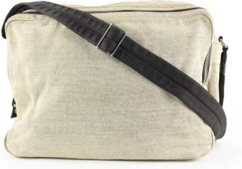 Prada Vintage Tweedehands schoudertas Beige Dames