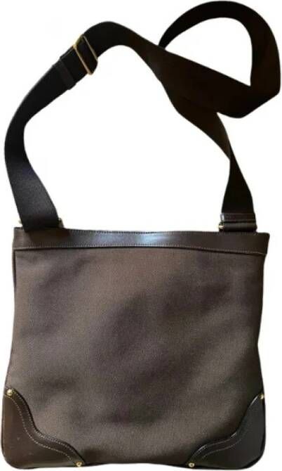 Prada Vintage Tweedehands schoudertas Bruin Dames