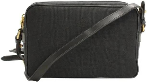 Prada Vintage Tweedehands schoudertas Zwart Dames