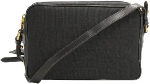Prada Vintage Tweedehands schoudertas Zwart Dames