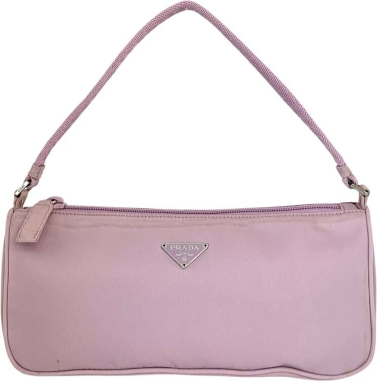 Prada Vintage Tweedehands tas Roze Dames