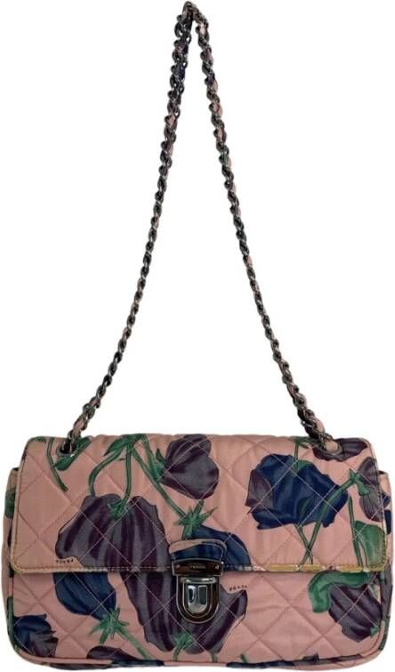 Prada Vintage Tweedehands tas Roze Dames