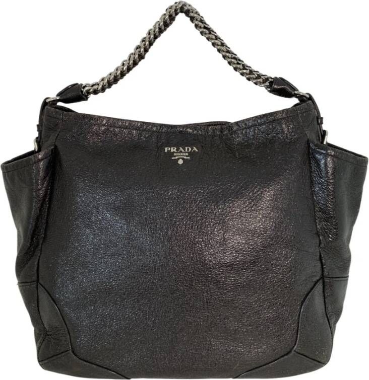 Prada Vintage Tweedehands tas Zwart Dames