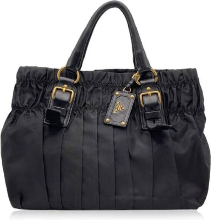 Prada Vintage Tweedehands tas Zwart Dames