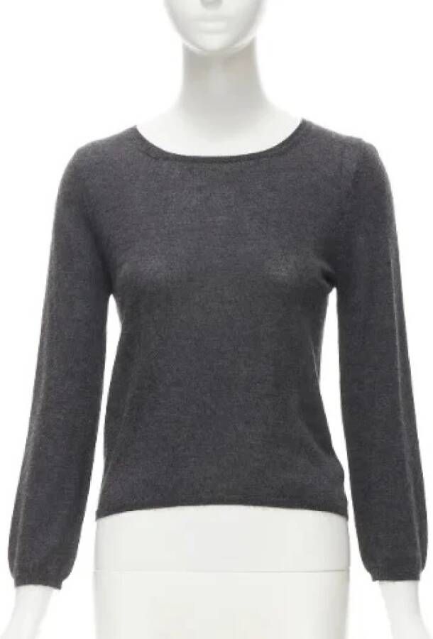 Prada Vintage Tweedehands top Grijs Dames