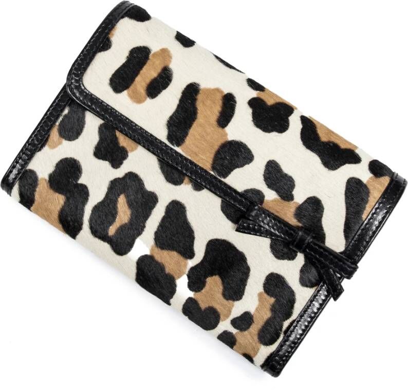 Prada Vintage Voldoende compacte trifold-portemonnee Beige Dames