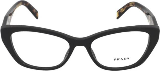 Prada Upgrade je bril met stijlvolle Pr19Wv-S-Ab1O1 kattenoogbrillen Black Unisex