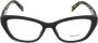 Prada Upgrade je bril met stijlvolle Pr19Wv-S-Ab1O1 kattenoogbrillen Black Unisex - Thumbnail 1