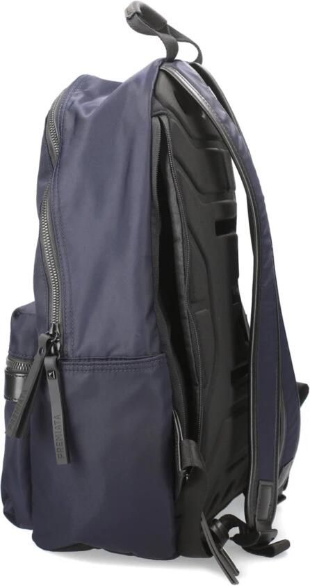 Premiata Nylon Blauwe Rugzak met Meerdere Zakken Blue - Foto 4
