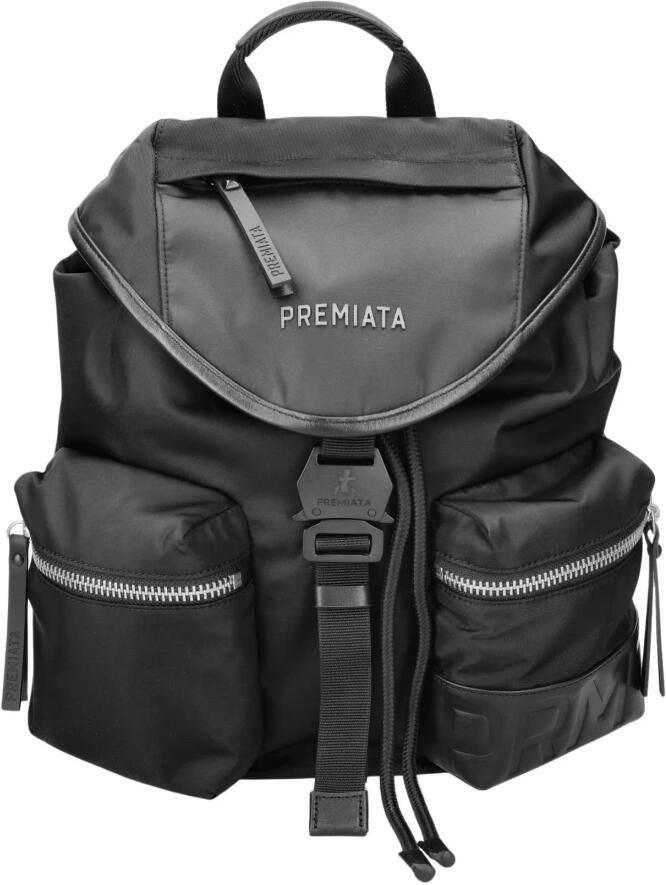 Premiata Rugzak van technische stof met leren inzetstukken Black Heren - Foto 8