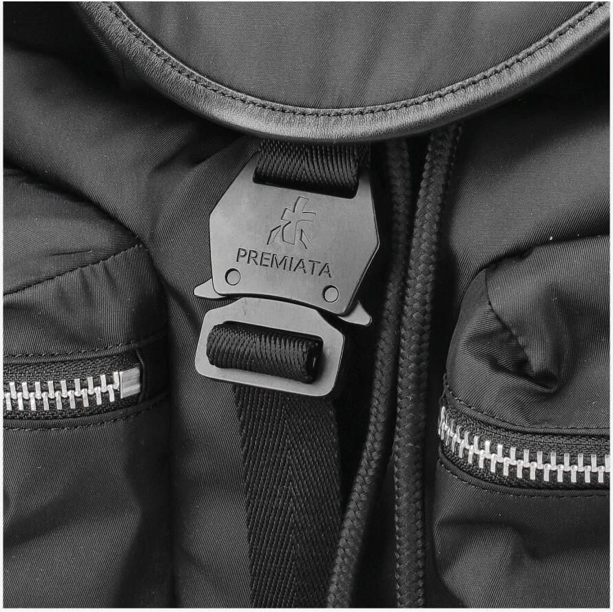 Premiata Rugzak van technische stof met leren inzetstukken Black Heren - Foto 3
