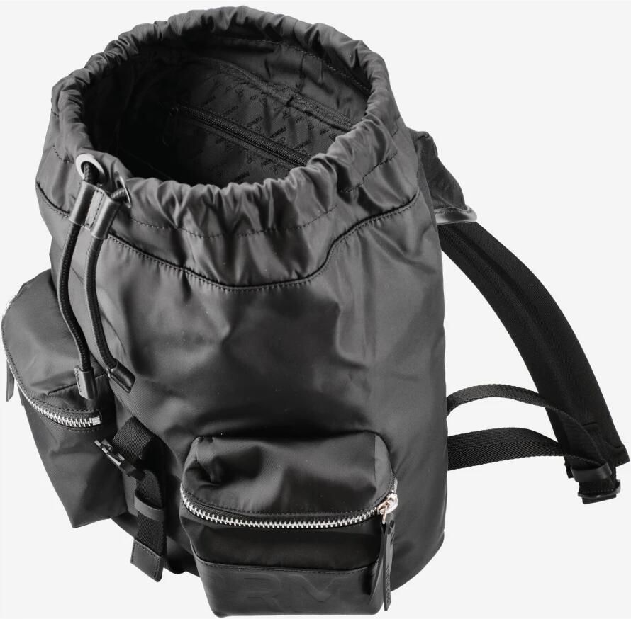 Premiata Rugzak van technische stof met leren inzetstukken Black Heren - Foto 4