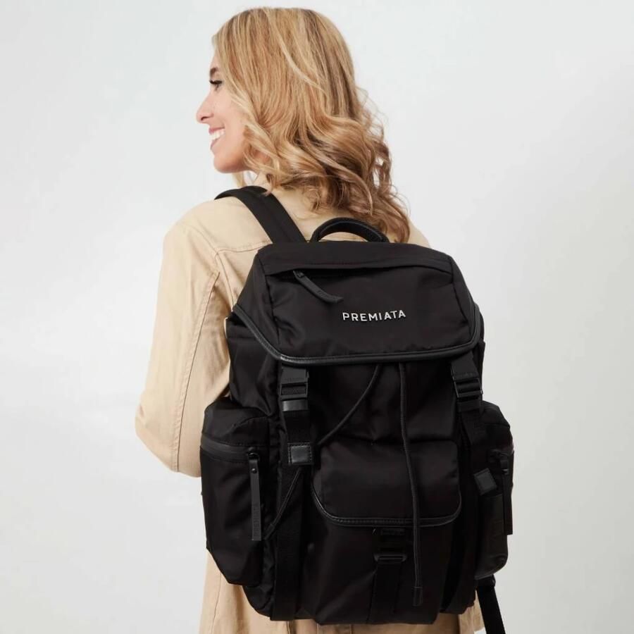 Premiata Stijlvolle Rugzakken voor Moderne Black