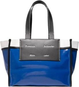 Proenza Schouler Bag Large Mercer Leather Tote Blauw Dames