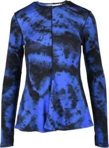 Proenza Schouler Blauw Zwart T-shirt uit de Collectie Blauw Dames