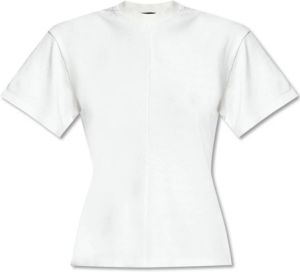 Proenza Schouler Cotton T-shirt Wit Dames
