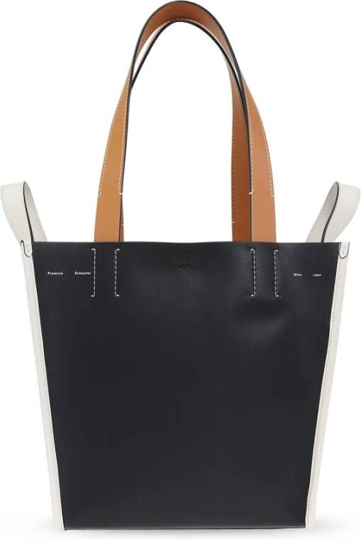 Proenza Schouler Totes Large Mercer Leather Tote in black