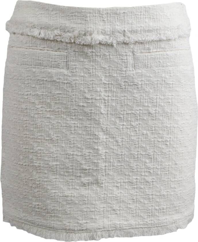 Proenza Schouler Wit Label Midi Rok White Dames
