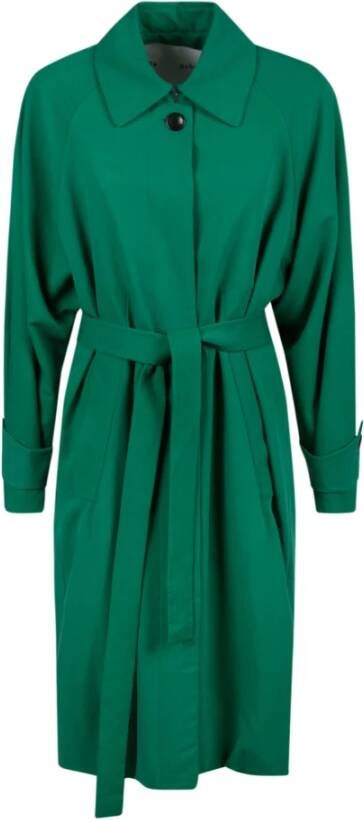 Proenza Schouler Trench Coats Groen Dames