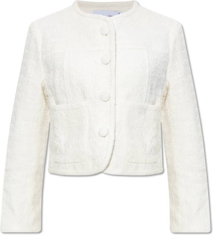Proenza Schouler Tweed jasje Wit Dames