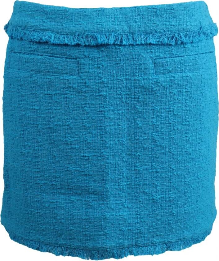 Proenza Schouler Witte Label Midi Rok Blauw Dames