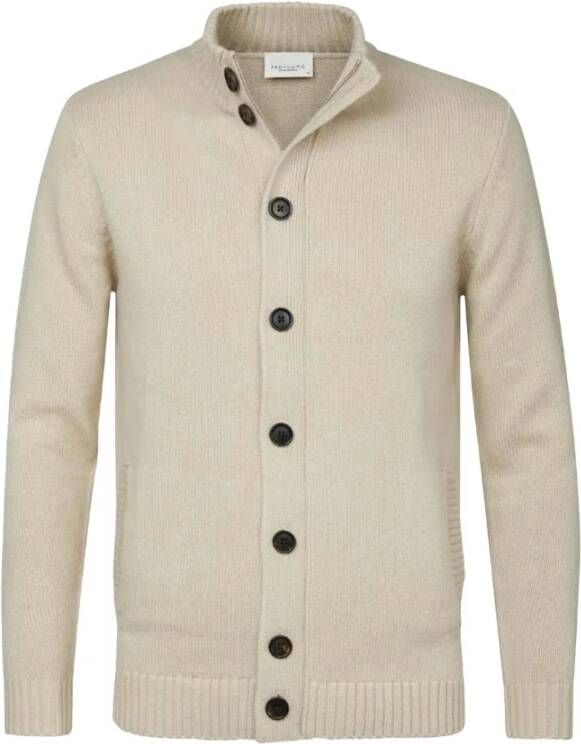 Profuomo beige vest knitted Beige Heren