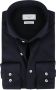 PROFUOMO Heren Overhemden Shirt X-cutaway Japanese Knitted Donkerblauw - Thumbnail 2