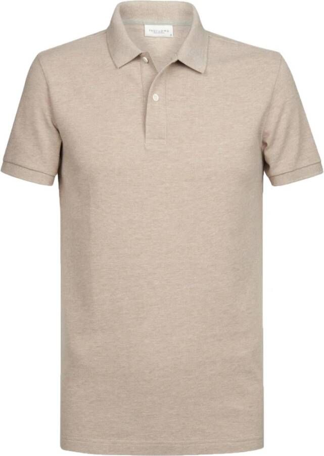 Profuomo Heren Polo & T-shirts Beige Heren