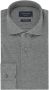 Profuomo gemêleerd slim fit overhemd antraciet knitted - Thumbnail 2
