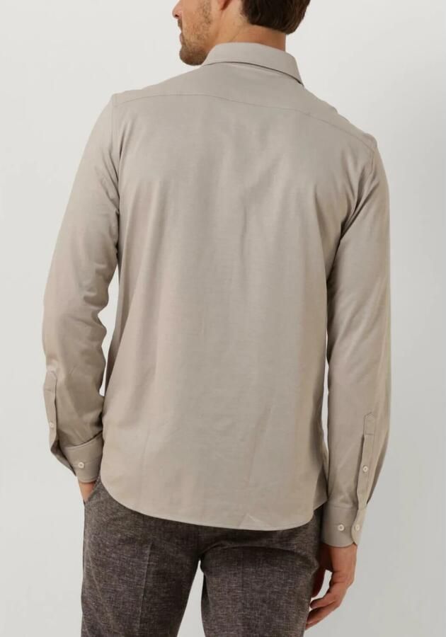 PROFUOMO Heren Overhemden Shirt X-cutaway Japanese Knitted Beige - Foto 10