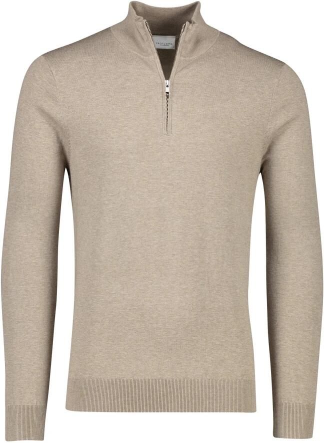 PROFUOMO Heren Truien & Vesten Pullover Half Zip Beige - Foto 2